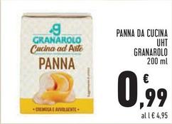 Offerta per Granarolo - Panna Da Cucina UHT a 0,99€ in Conad City