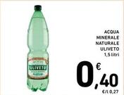 Offerta per Uliveto - Acqua Minerale Naturale a 0,4€ in Spazio Conad