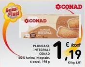 Offerta per Conad - Plumcake Integrali  a 1,19€ in Spazio Conad