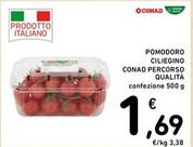 Offerta per Conad - Pomodoro Ciliegino Percorso Qualità a 1,69€ in Spazio Conad