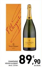 Offerta per Veuve Clicquot - Champagne a 89,9€ in Spazio Conad