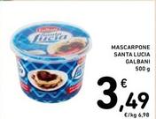 Offerta per Galbani - Mascarpone Santa Lucia a 3,49€ in Spazio Conad