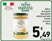 Offerta per Conad - Miele Di Acacia Biologico Verso Natura a 5,49€ in Spazio Conad