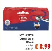 Offerta per Lavazza - Caffè Espresso Crema E Gusto a 8,99€ in Spazio Conad