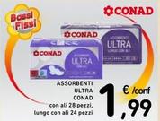 Offerta per Conad - Assorbenti Ultra a 1,99€ in Spazio Conad