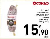 Offerta per Conad - Salame Cacciatore Italiano Dop a 15,9€ in Spazio Conad