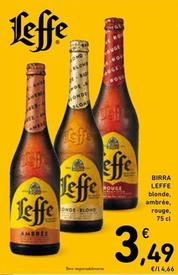Offerta per Leffe - Birra a 3,49€ in Spazio Conad