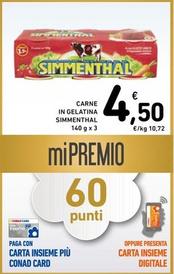 Offerta per Simmenthal - Carne In Gelatina a 4,5€ in Spazio Conad