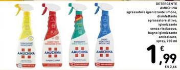 Offerta per Amuchina - Detergente a 1,99€ in Spazio Conad