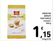 Offerta per San Carlo - Crostini Dorati a 1,15€ in Spazio Conad