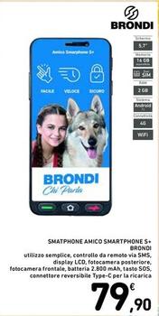 Offerta per Brondi - Smatphone Amico Smartphone S+ a 79,9€ in Spazio Conad