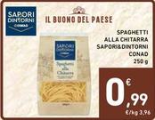Offerta per Conad - Spaghetti Alla Chitarra Sapori&dintorni a 0,99€ in Spazio Conad