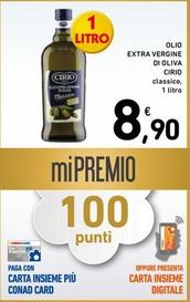 Offerta per Cirio - Olio Extra Vergine Di Oliva a 8,9€ in Spazio Conad