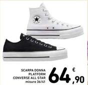 Offerta per All Star - Scarpa Donna Platform Converse a 64,9€ in Spazio Conad