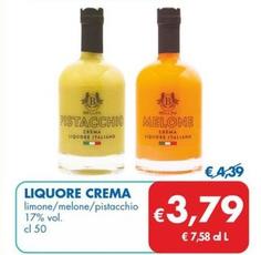 Offerta per Liquore Crema a 3,79€ in MD