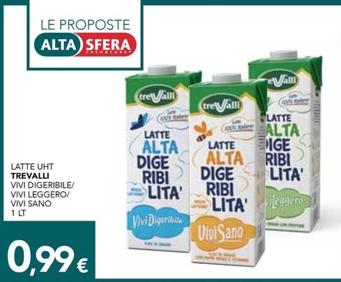 Offerta per Trevalli - Latte UHT Vivi Digeribile a 0,99€ in Altasfera