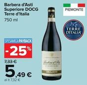 Offerta per Terre D'italia - Barbera D'Asti Superiore DOCG a 5,49€ in Carrefour Ipermercati