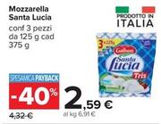 Offerta per Galbani - Mozzarella Santa Lucia a 2,59€ in Carrefour Ipermercati