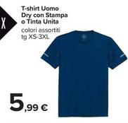 Offerta per T Shirt Uomo Dry Con Stampa O Tinta Unita a 5,99€ in Carrefour Ipermercati