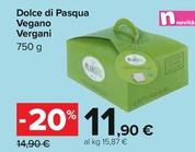 Offerta per Vergani - Dolce Di Pasqua Vegano a 11,9€ in Carrefour Ipermercati