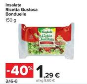 Offerta per Bonduelle - Insalata Ricetta Gustosa a 1,29€ in Carrefour Ipermercati