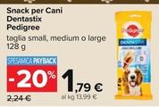 Offerta per Pedigree - Snack Per Cani Dentastix a 1,79€ in Carrefour Ipermercati