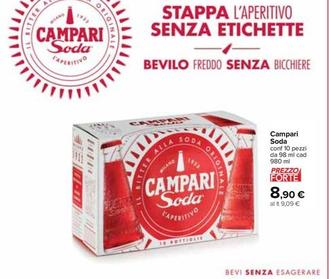 Offerta per Campari - Soda a 8,9€ in Carrefour Ipermercati