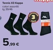 Offerta per Kappa - Tennis X3 a 5,99€ in Carrefour Ipermercati