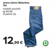 Offerta per Tex - Jeans Uomo Waterless a 12,99€ in Carrefour Ipermercati