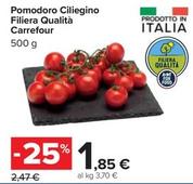 Offerta per Carrefour - Pomodoro Ciliegino a 1,85€ in Carrefour Ipermercati