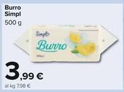 Offerta per Simpl - Burro a 3,99€ in Carrefour Ipermercati