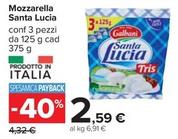 Offerta per Galbani - Mozzarella Santa Lucia a 2,59€ in Carrefour Ipermercati