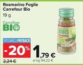 Offerta per Carrefour Bio - Rosmarino Foglie a 1,79€ in Carrefour Ipermercati