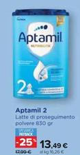 Offerta per Aptamil - Latte Di Proseguimento 2 a 13,49€ in Carrefour Ipermercati