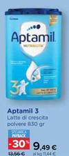 Offerta per Aptamil - Latte Di Crescita Polvere 3 a 9,49€ in Carrefour Ipermercati