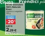 Offerta per Knorr - Brodo Granulare 100% Naturale a 2,29€ in Carrefour Ipermercati