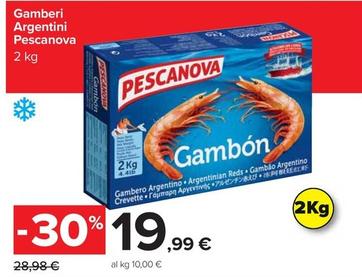 Offerta per Pescanova - Gamberi Argentini a 19,99€ in Carrefour Ipermercati