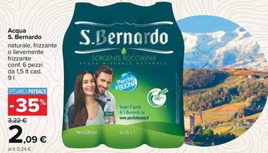 Offerta per S. Bernardo - Acqua a 2,09€ in Carrefour Ipermercati