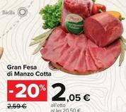 Offerta per Gran Fesa Di Manzo Cotta a 2,05€ in Carrefour Ipermercati