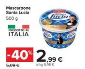 Offerta per Santa Lucia - Mascarpone a 2,99€ in Carrefour Ipermercati