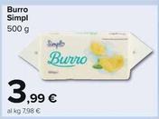Offerta per Simpl - Burro a 3,99€ in Carrefour Ipermercati