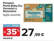 Offerta per Pampers - Penta Baby Dry Pannolini O Mutandina a 27,99€ in Carrefour Ipermercati