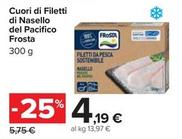 Offerta per Frosta - Cuori Di Filetti Di Nasello Del Pacifico a 4,19€ in Carrefour Ipermercati