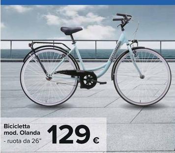 Offerta per Bicicletta Mod. Olanda a 129€ in Carrefour Ipermercati