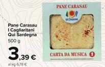Offerta per Qui Sardegna - Pane Carasau I Cagliaritani a 3,39€ in Carrefour Ipermercati