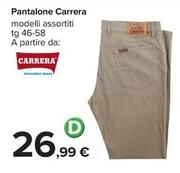 Offerta per Carrera - Pantalone a 26,99€ in Carrefour Ipermercati