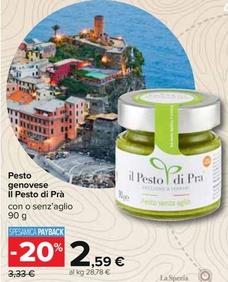 Offerta per Il Pesto Di Prà - Pesto Genovese a 2,59€ in Carrefour Ipermercati