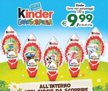 Offerta per Kinder - Uovo Vari Personaggi a 9,99€ in Decò
