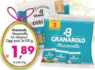 Offerta per Granarolo - Mozzarella Tris Classica/ Oggi Puoi a 1,89€ in Decò