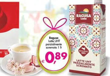 Offerta per Ragusa Latte - Latte UHT Parzialmente Scremato a 0,89€ in Decò